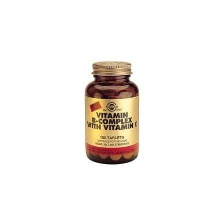 SOLGAR VITAMINA B COMPLEX+ VIT C (100 COMPRIMIDOS)