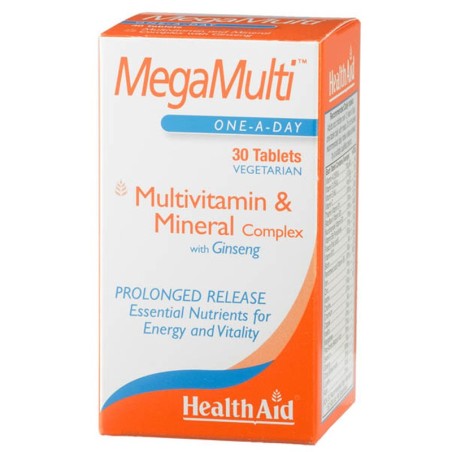 HEALTH AID MEGAMULTI GINSENG (30 COMPRIMIDOS)