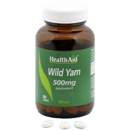 HEALTH AID WILD YAM (ÑAME SILVESTRE) 500MG 60 COMP