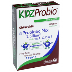 HEALTH AID KIDZ PROBIO (30 COMP MASTICABLES)