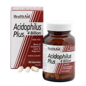 HEALTH AID ACIDOPHILUS PLUS (60 CÁPSULAS)