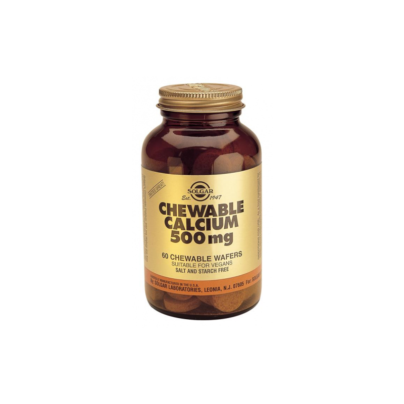 SOLGAR CALCIO MASTICABLE 500MG 60 COMP MAST