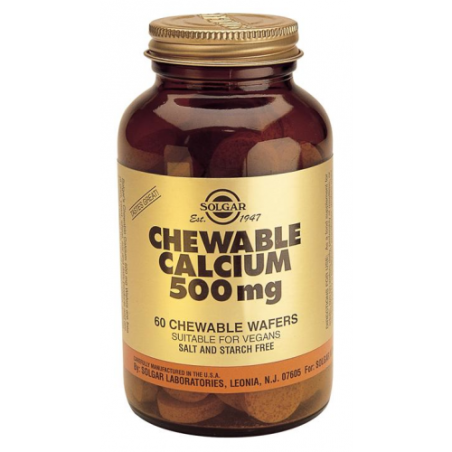 SOLGAR CALCIO MASTICABLE 500MG 60 COMP MAST