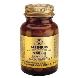 SOLGAR SELENIO 200 MCG SIN LEVADURA (50 COMPRIMIDOS)