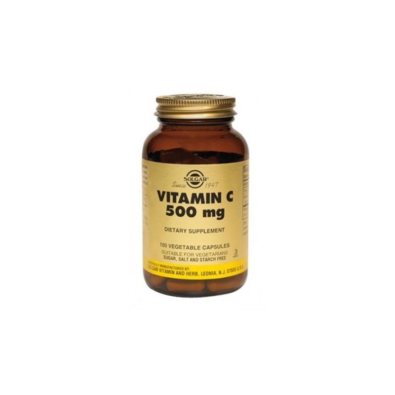 SOLGAR VITAMINA C 500MG (100 CÁPSULAS)