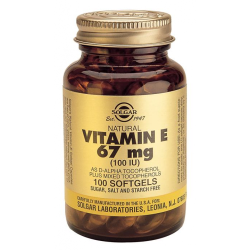 SOLGAR VITAMINA E 100UI (67MG) 100 PERLAS