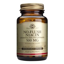 SOLGAR NIACINA NO RUBORIZANTE 500MG 50 VEGICAPS