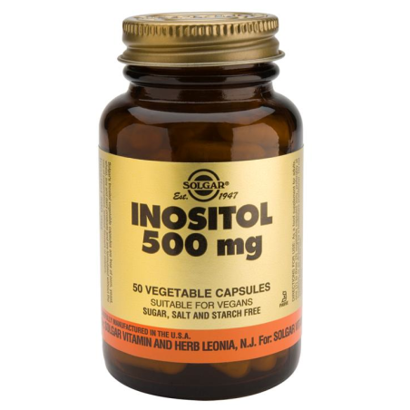 SOLGAR INOSITOL 500MG 50 VEGICAPS