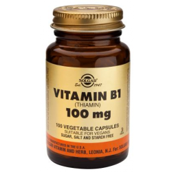 SOLGAR VITAMINA B1 100MG 100 CAPS VEGETALES