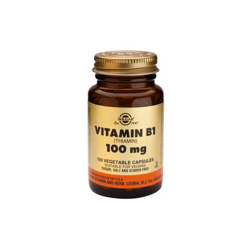 SOLGAR VITAMINA B1 100MG 100 CAPS VEGETALES