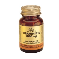 SOLGAR VITAMINA B12 500MCGR (50 VEGICAPS)