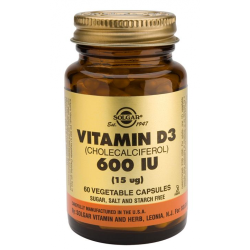 SOLGAR VITAMINA D3 600UI 60 VEGICAPS