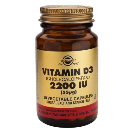 SOLGAR VITAMINA D3 2200UI 100 VEGICAPS