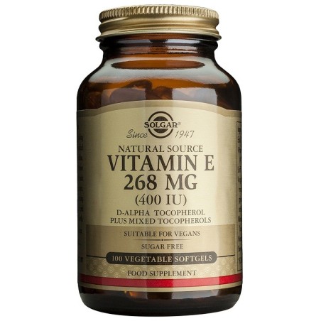 Solgar Vitamina E 400UI 268 mg (50 cápsulas) | Farmacia Tuset