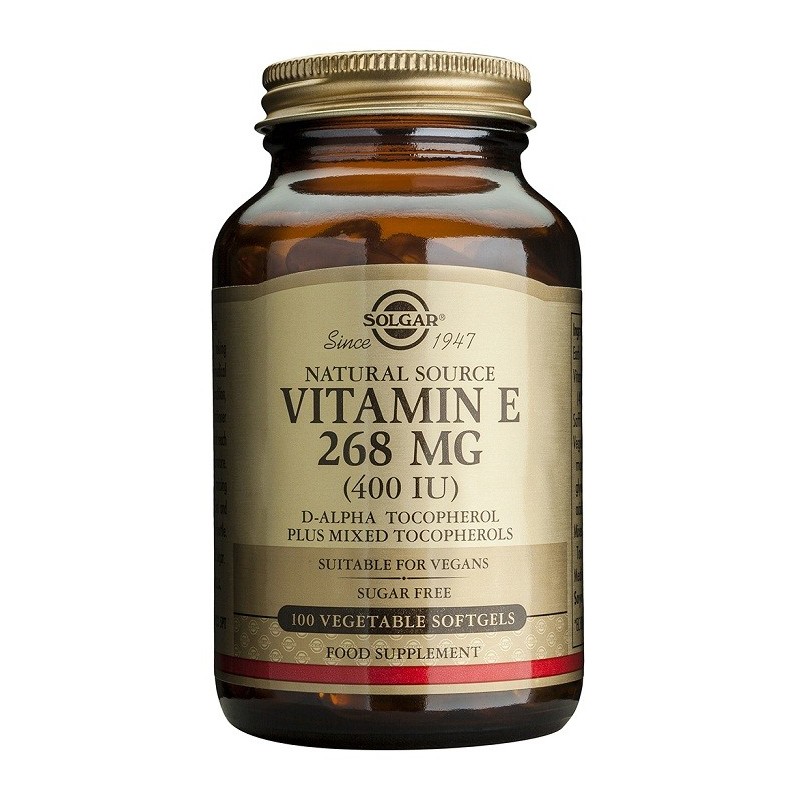 SOLGAR VITAMINA E 400UI 250 CAPSULAS