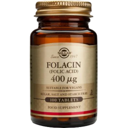 SOLGAR FOLACIN ACIDO FOLICO 400MCG (250 COMP)