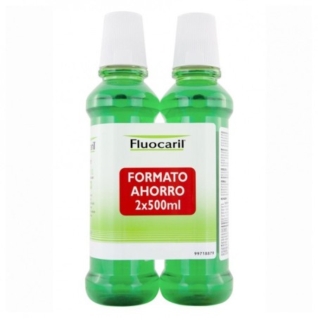 Fluocaril Bi-Fluoré Colutorio  Duplo (2 x 500ml) | Farmacia Tuset