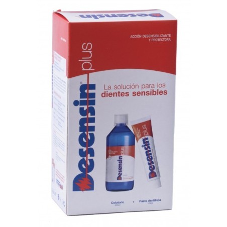 DESENSIN PLUS PACK PASTA DENTAL 125ML  + COLUTORIO 500ML