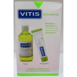 VITIS ORTHODONTIC PASTA 100 + COLUTORIO 500ML.