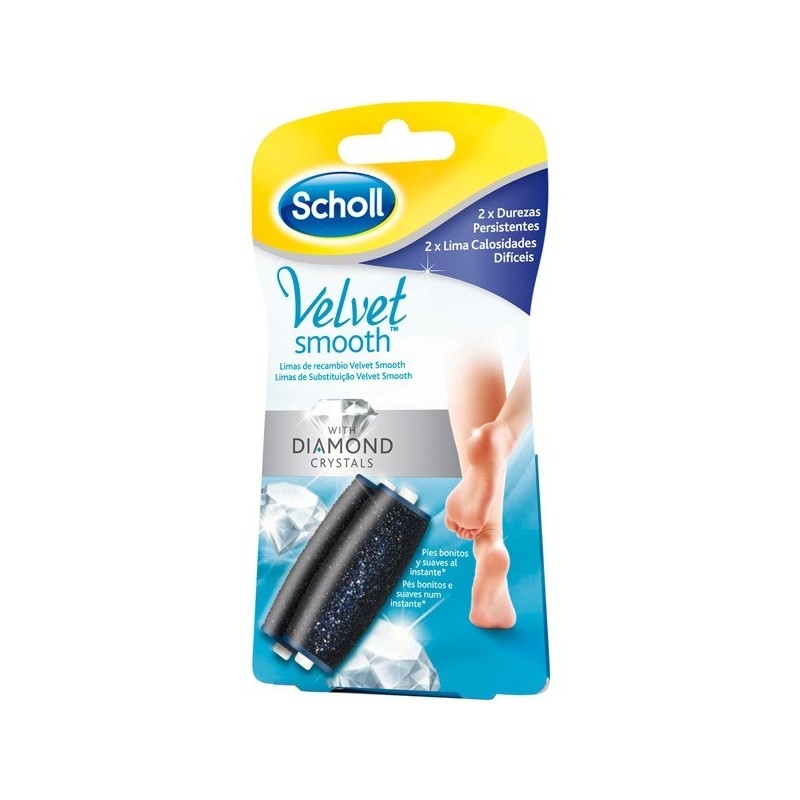SCHOLL RECAMBIO LIMA ELECTRICA VELVET DUREZA PERSISTENTES (2 UD)