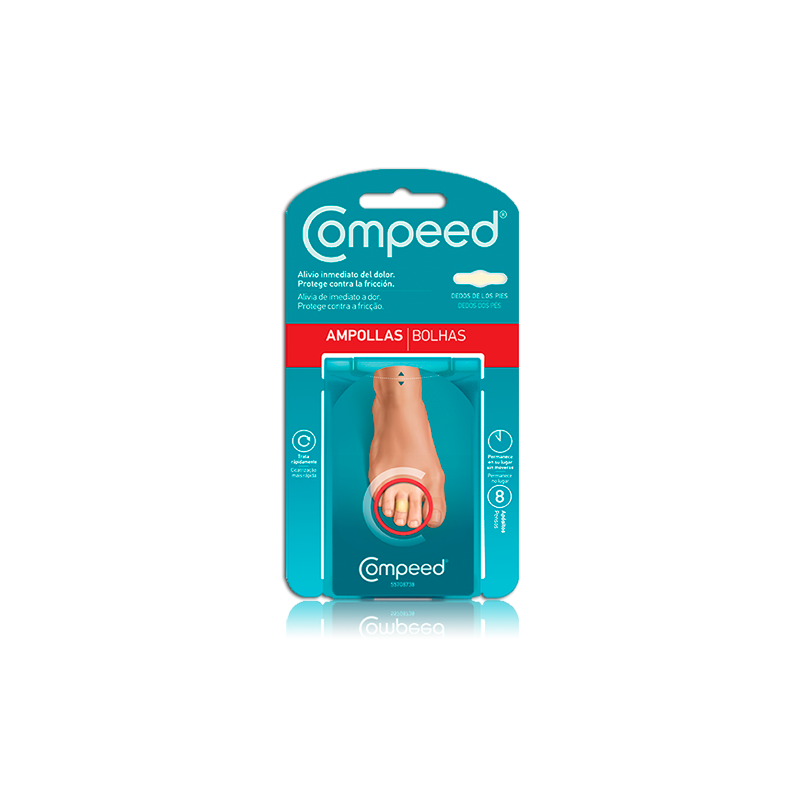 Compeed Ampollas Dedos de los Pies (8 ud) | Farmacia Tuset