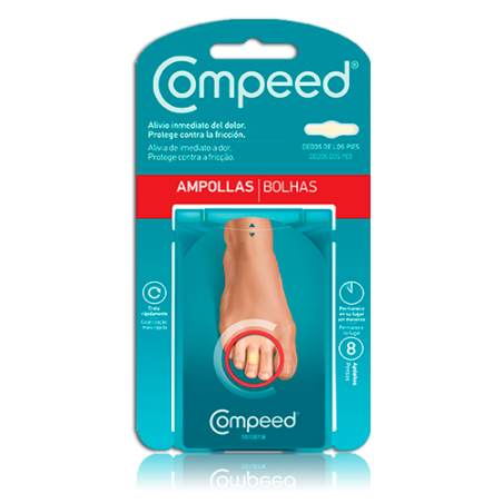 Compeed Ampollas Dedos de los Pies (8 ud) | Farmacia Tuset