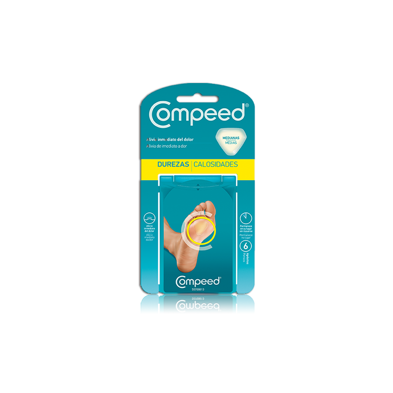 COMPEED DUREZAS 6 APOSITOS MEDIANOS| Farmacia Tuset