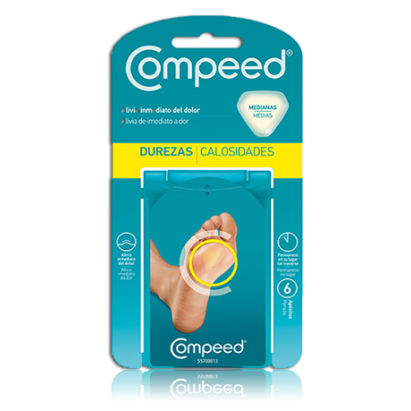 COMPEED DUREZAS 6 APOSITOS MEDIANOS| Farmacia Tuset