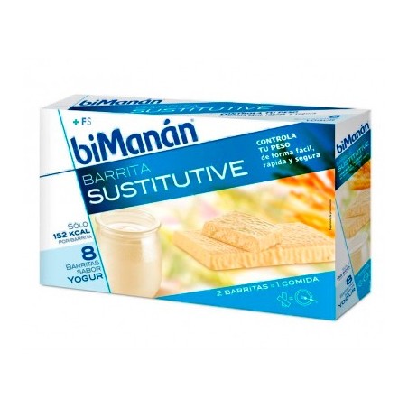 BIMANAN SUSTITUTIVE BARRITAS YOGUR 8 UDS