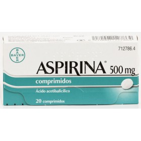 ASPIRINA 500 MG (20 COMPRIMIDOS)