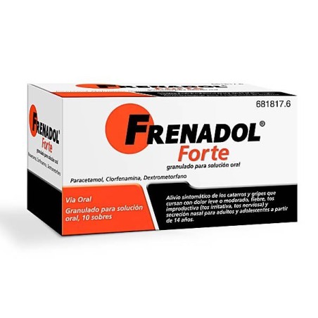 Frenadol descongestivo 16 cápsulas | Farmacia Tuset