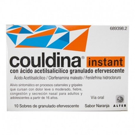 Couldina instant 10  sobres efervescentes | Farmacia Tuset