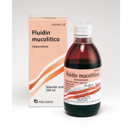 Fluidin Muolítico solución oral 200ML | Farmacia Tuset