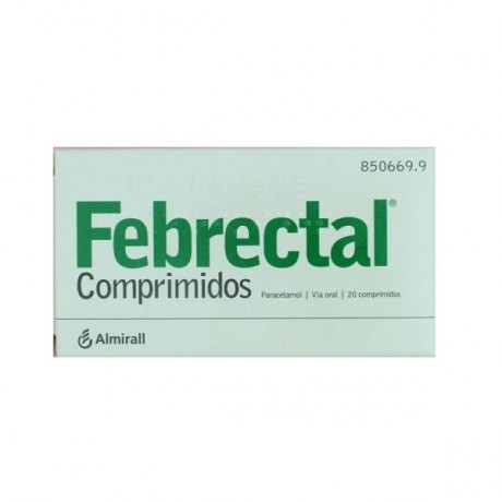 Febrectal 650mg 20 comprimidos| Farmacia Tuset