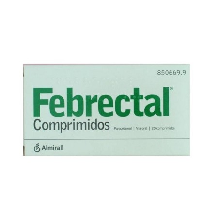 Febrectal 650mg 20 comprimidos| Farmacia Tuset