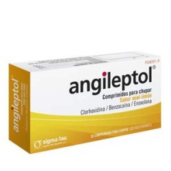 Angileptol comprimidos sabor miel-limon | Farmacia Tuset