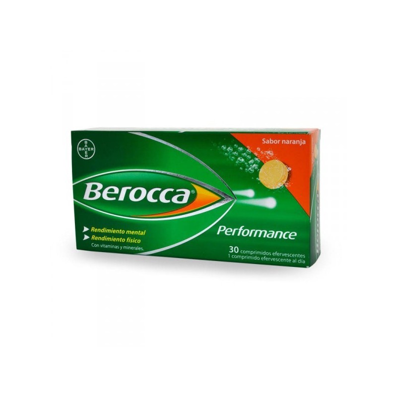 Berocca Performance Naranja 30 comp. eferv. | Farmacia Tuset