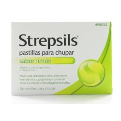 Strepsils comprimidos sabor limón | Farmacia Tuset.